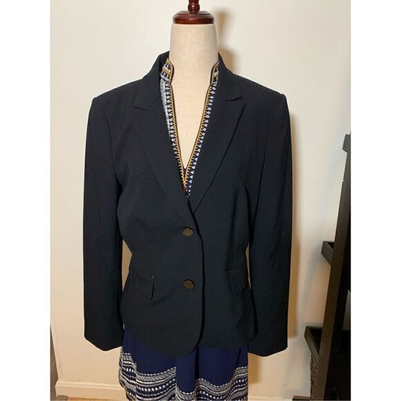 Calvin Klein size 8 black blazer - Picture 1 of 5